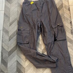 Men's lightweight Gray Cargo Pants LG